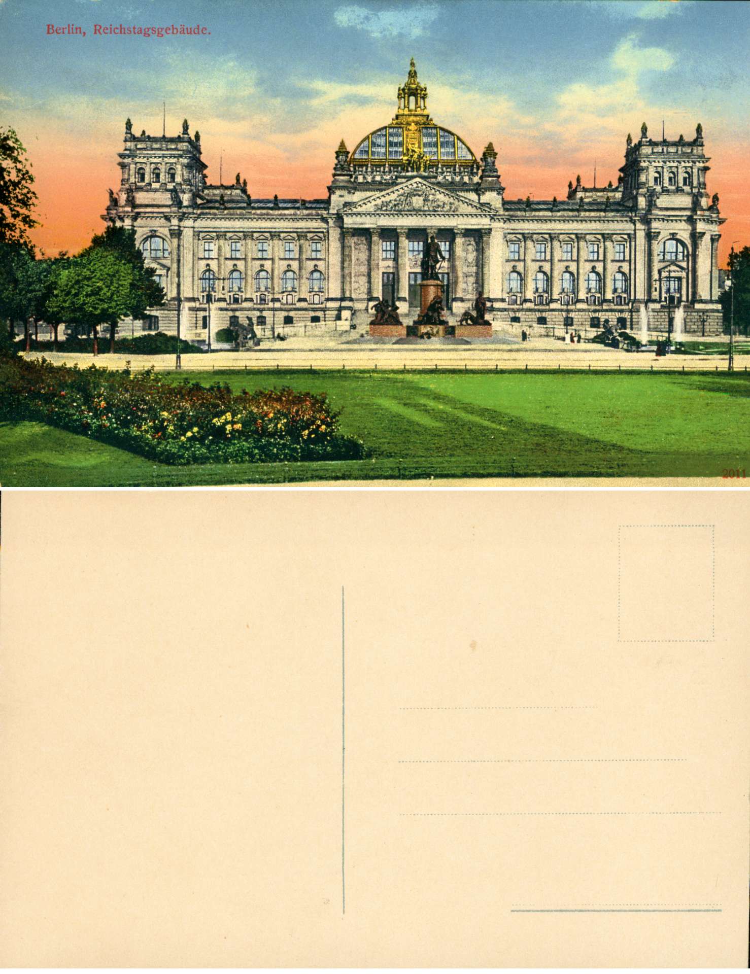   AK Berlin - Reichstagsgebäude 