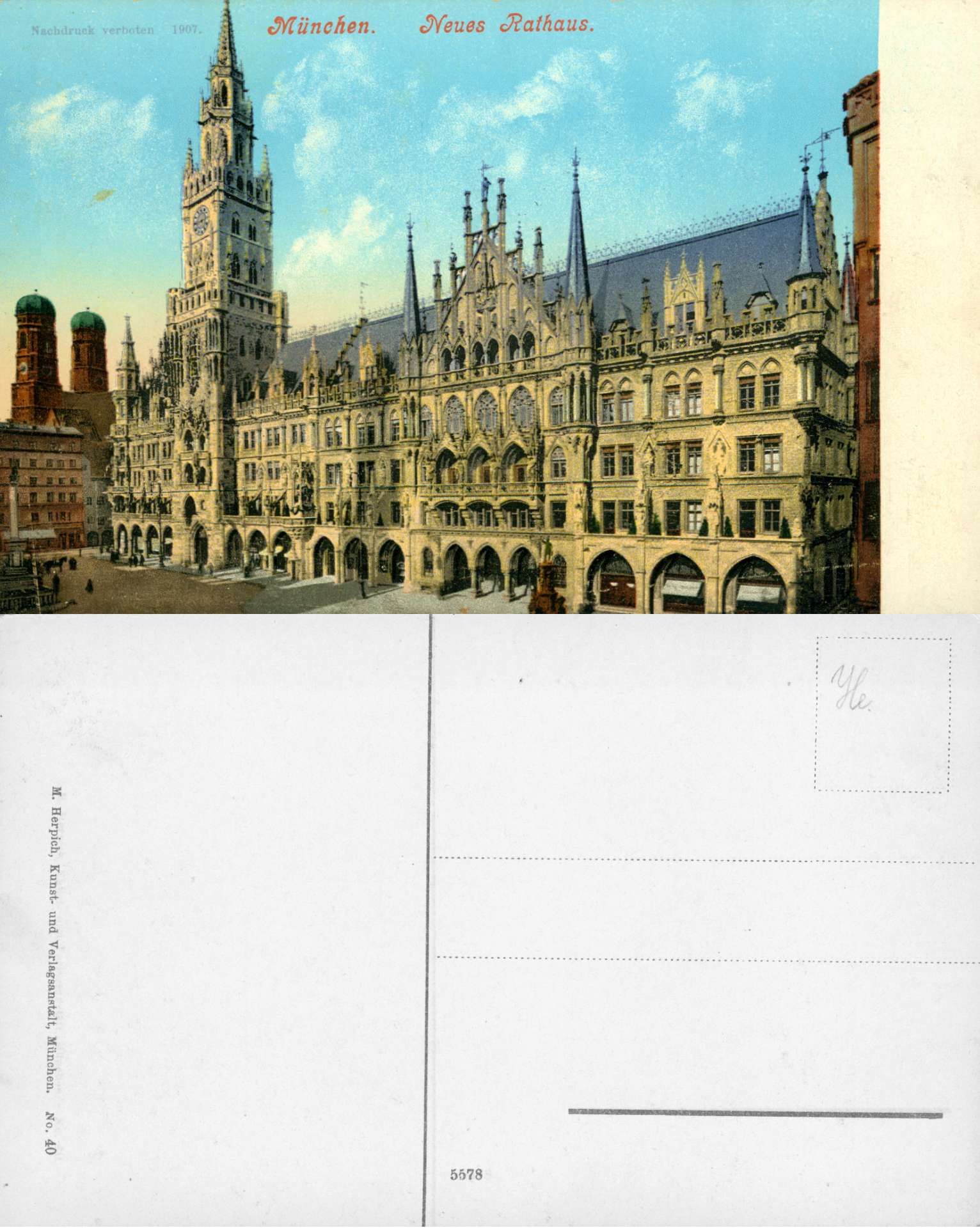   AK München - Neues Rathaus (Nr. 40) 