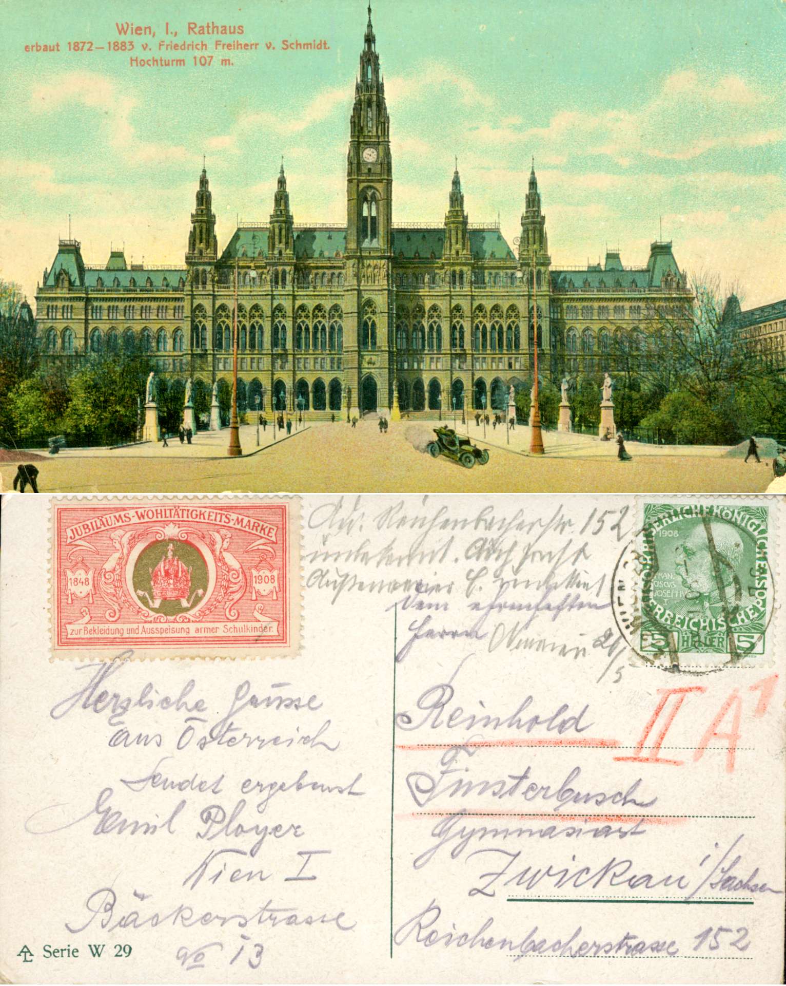   AK Wien - Rathaus (Serie W 29) 