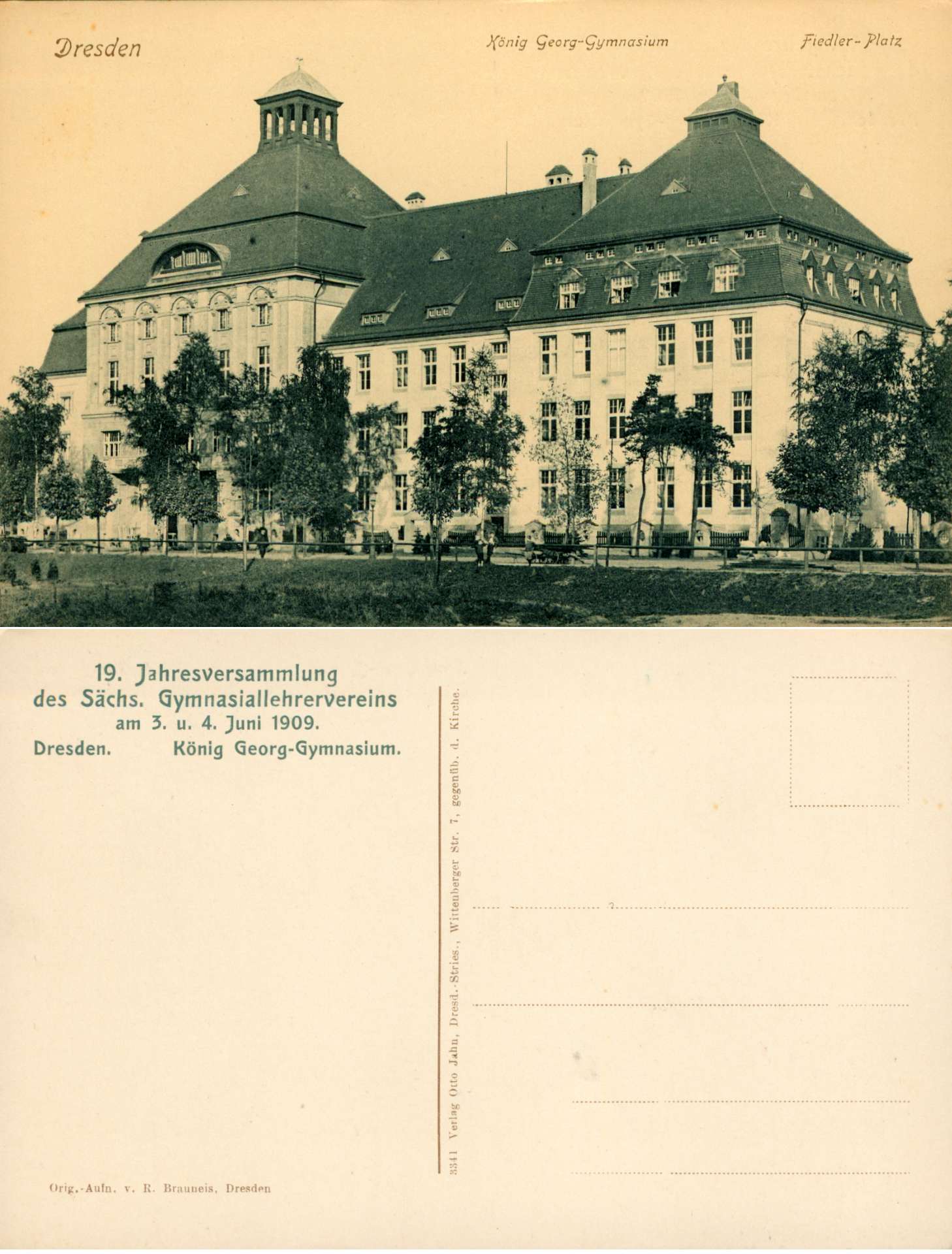   AK Dresden - König Georg-Gymnasium 