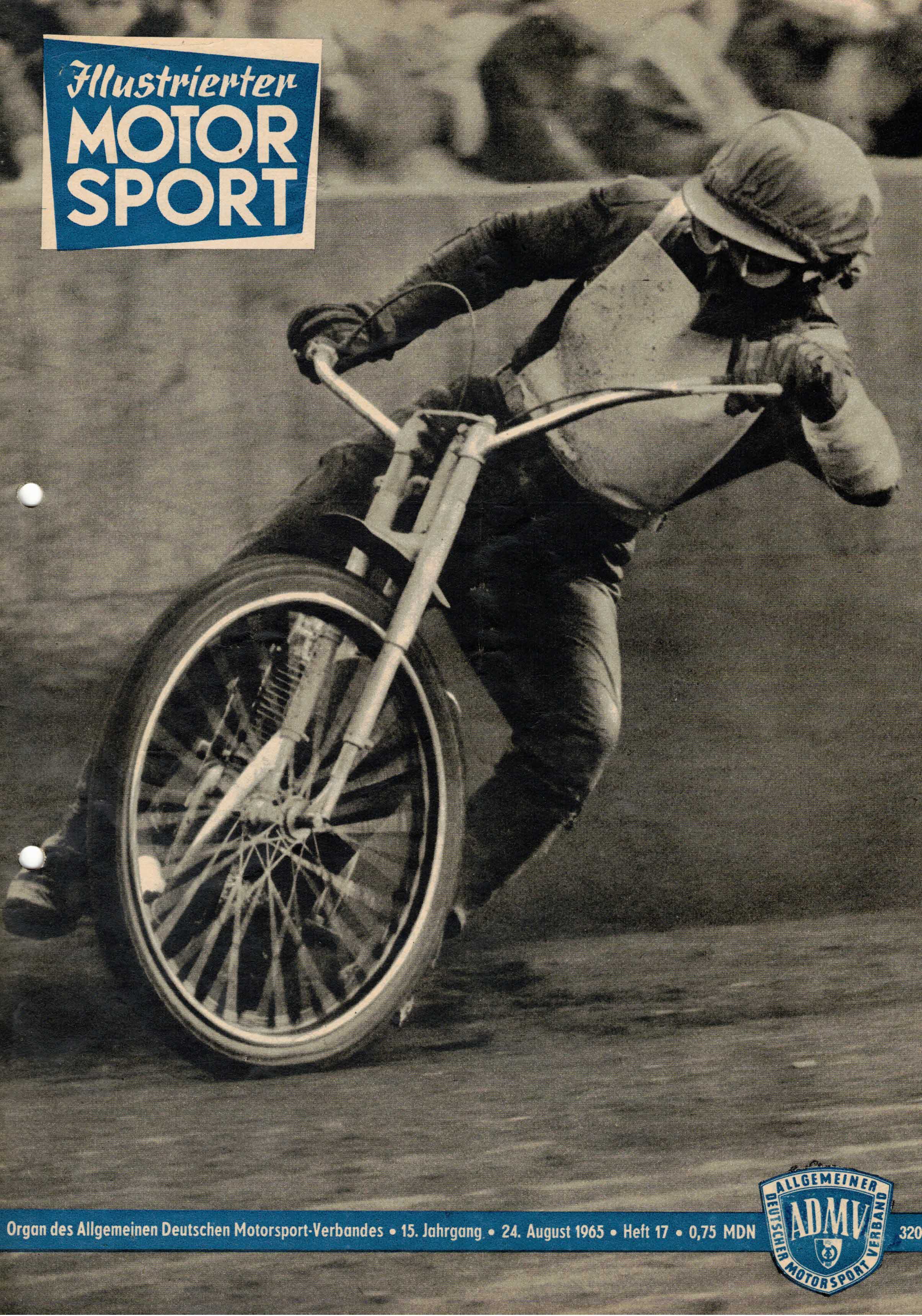 ADMV der DDR (Hrsg.):  Illustrierter Motorsport Heft 17 vom 24. August 1965 