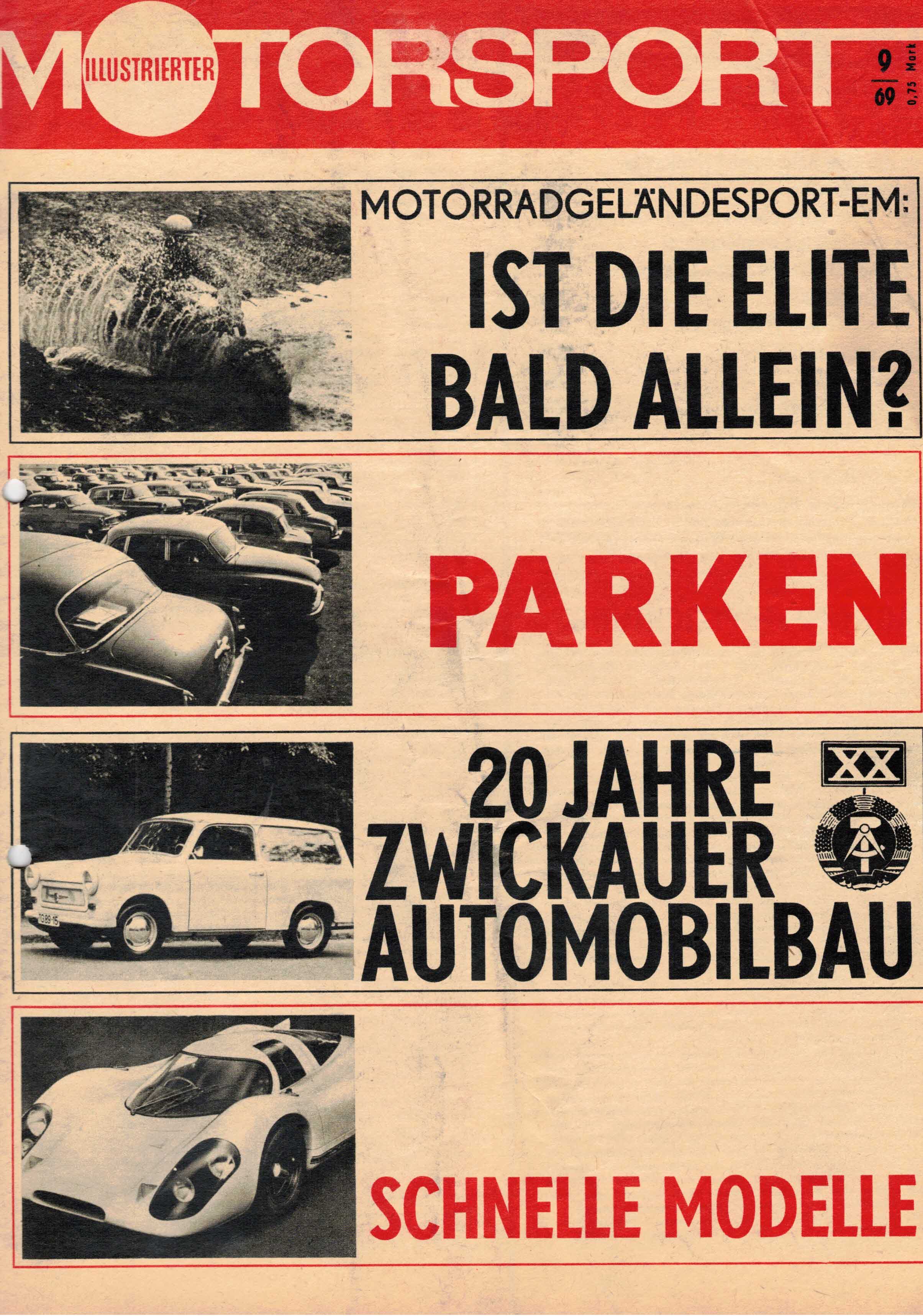 ADMV der DDR (Hrsg.):  Illustrierter Motorsport Heft 9/69 