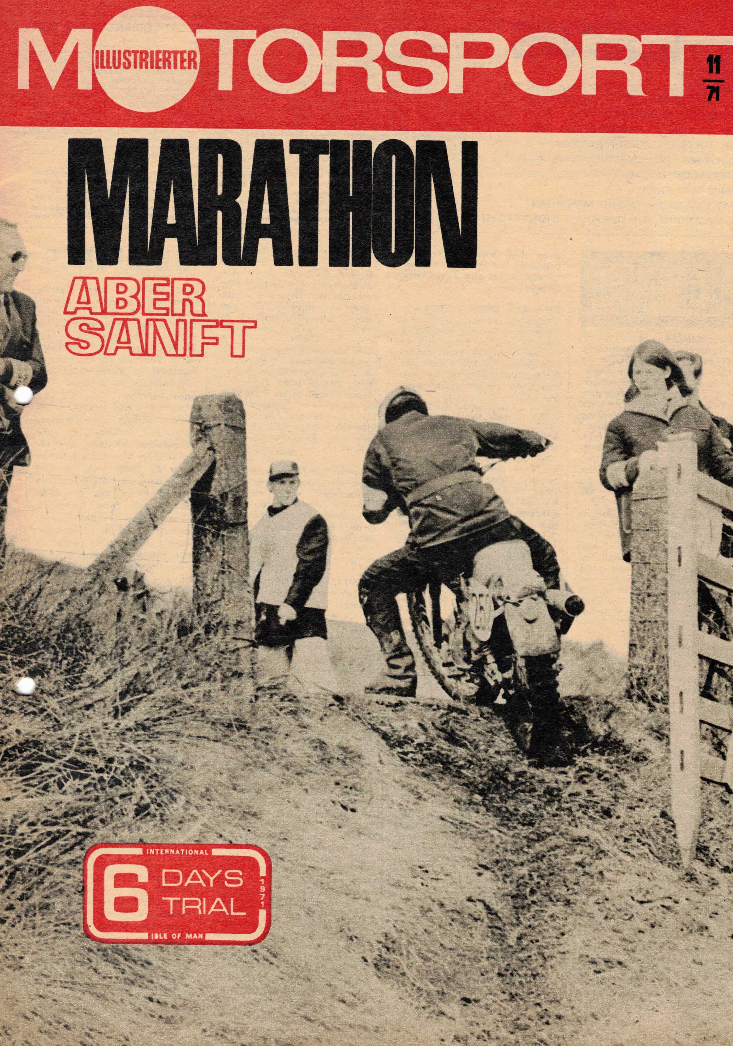 ADMV der DDR (Hrsg.):  Illustrierter Motorsport Heft 11/71. Marathon aber sanft. 