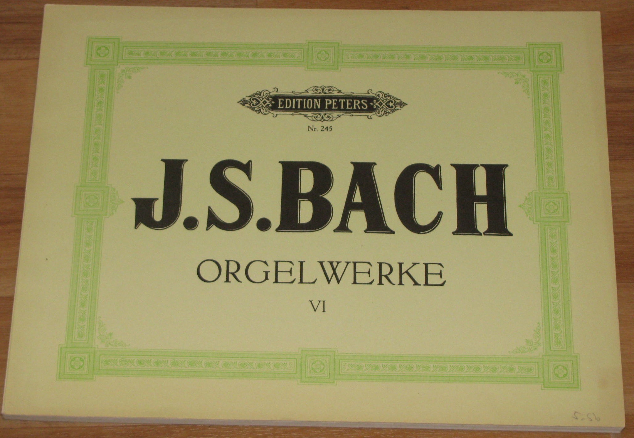 Griepenkerl, Friedrich Conrad (Hrsg.) und Ferdinand Roitzsch (Hrsg.):  Johann Sebastian Bach. Orgelwerke (Band 6). 