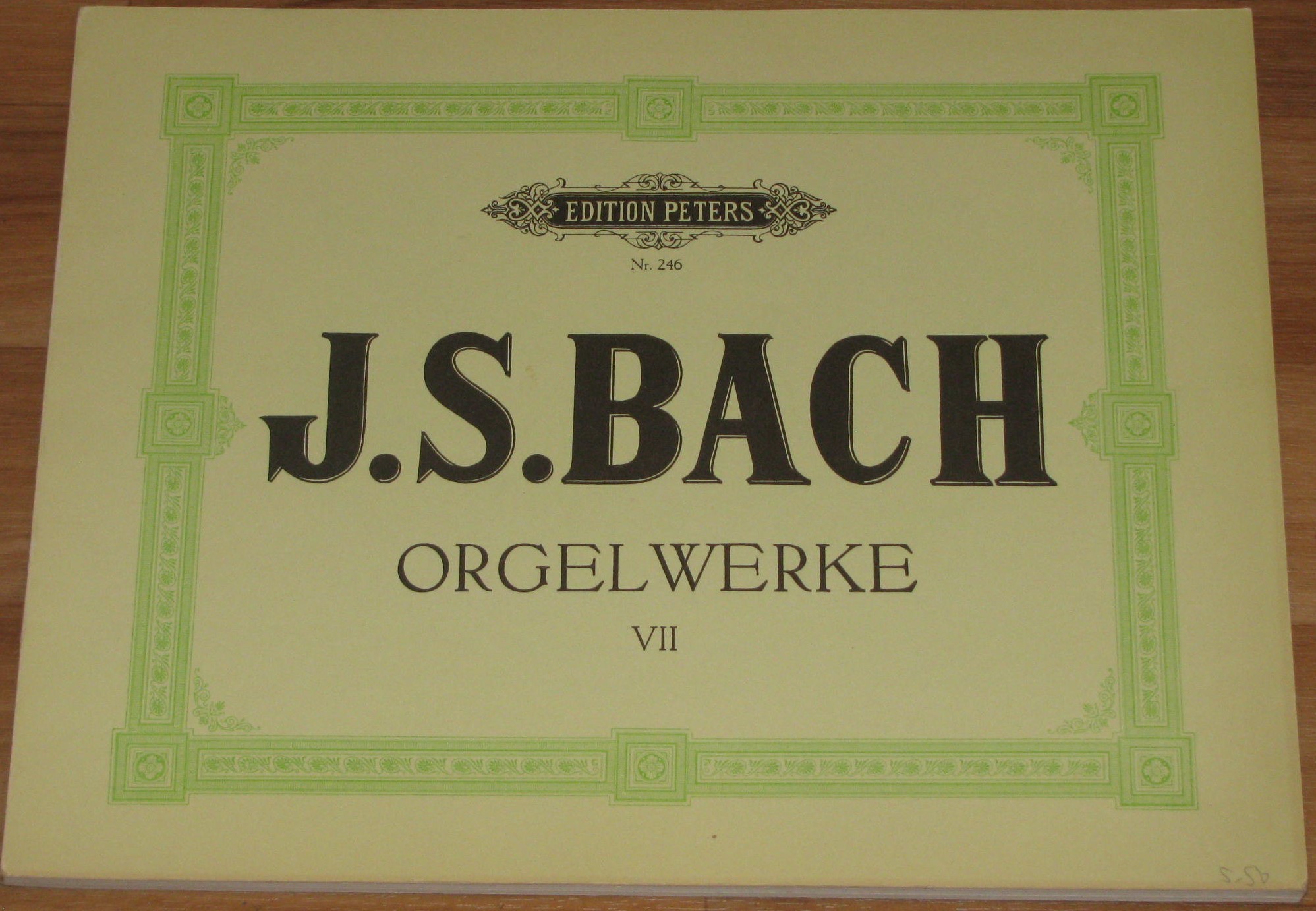 Griepenkerl, Friedrich Conrad (Hrsg.) und Ferdinand Roitzsch (Hrsg.):  Johann Sebastian Bach. Orgelwerke (Band 7). 