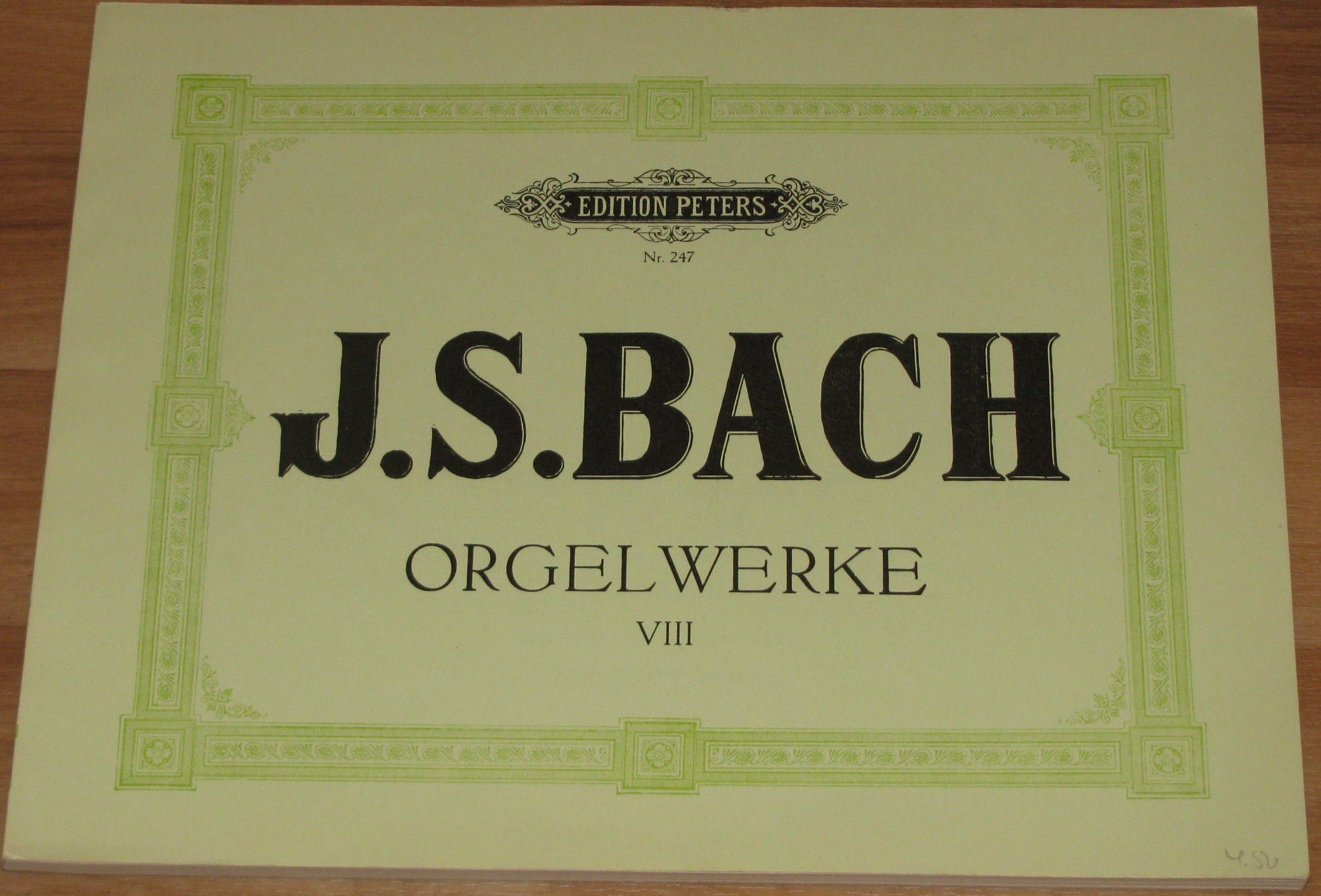 Griepenkerl, Friedrich Conrad (Hrsg.) und Ferdinand Roitzsch (Hrsg.):  Johann Sebastian Bach. Orgelwerke (Band 8). 