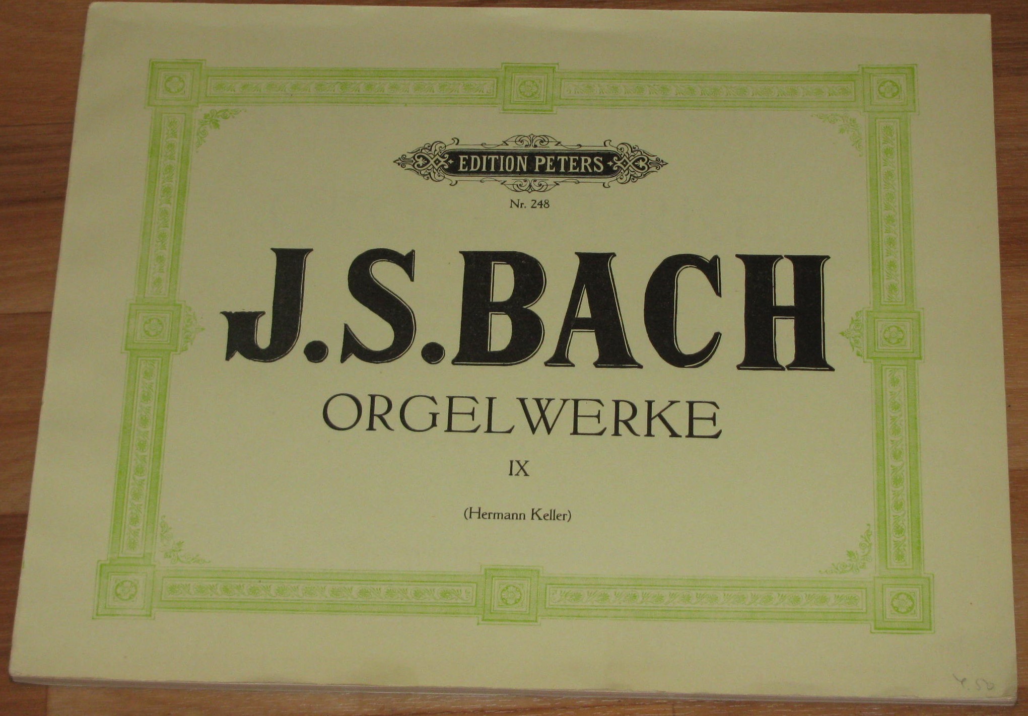 Griepenkerl, Friedrich Conrad (Hrsg.) und Ferdinand Roitzsch (Hrsg.):  Johann Sebastian Bach. Orgelwerke (Band 9). 