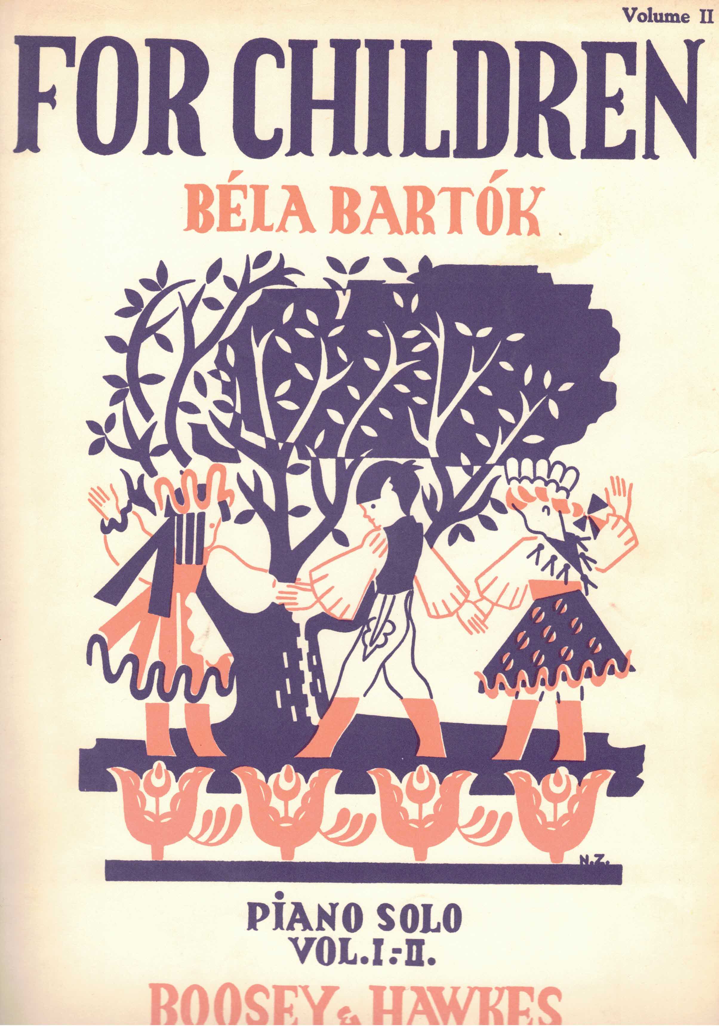 Bartok, Bela:  For Children. Volume 2. Based on Slovakian Folk Tunes. Piano Solo. 