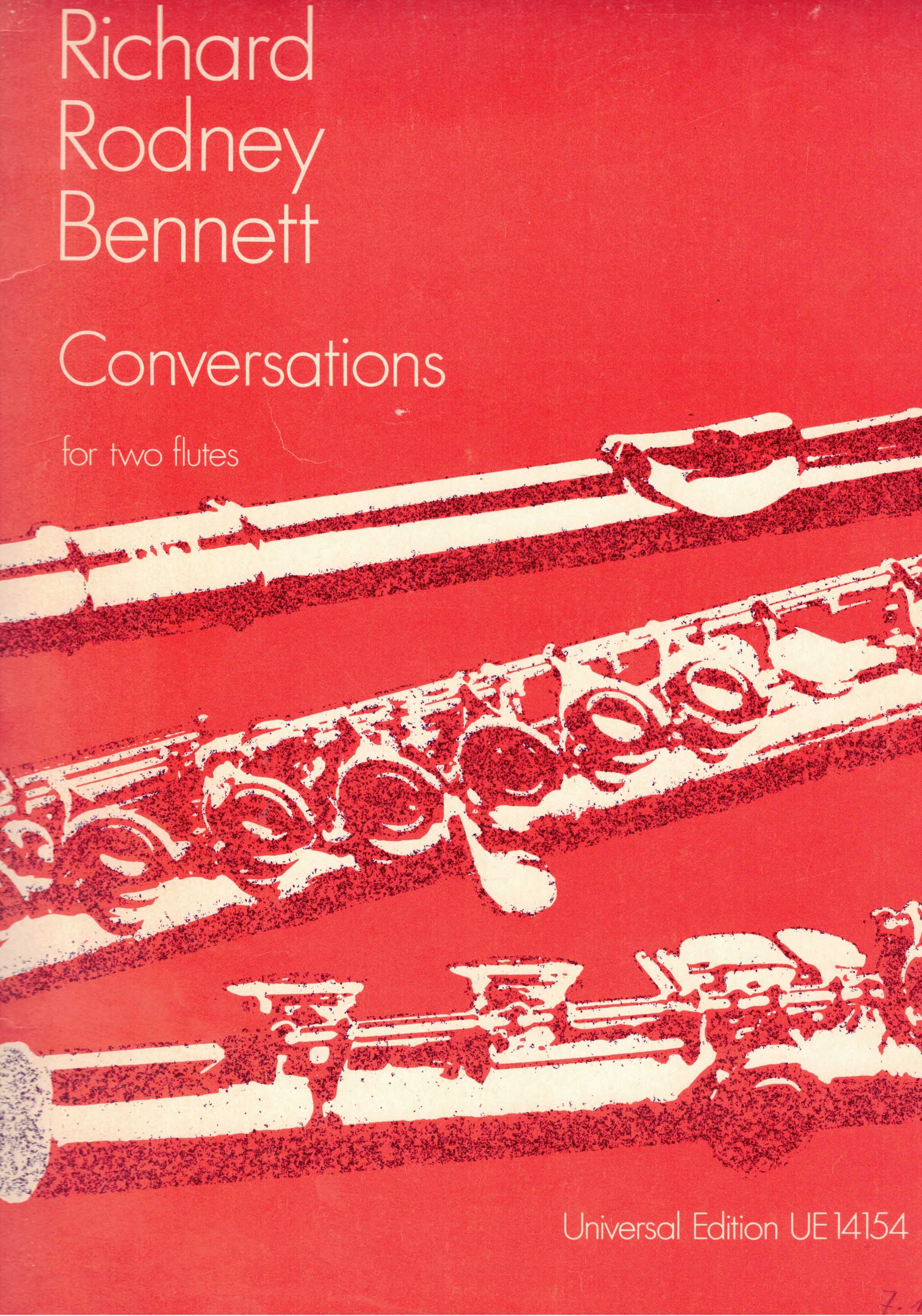 Bennett, Richard Rodney:  Conversations for 2 Flutes 