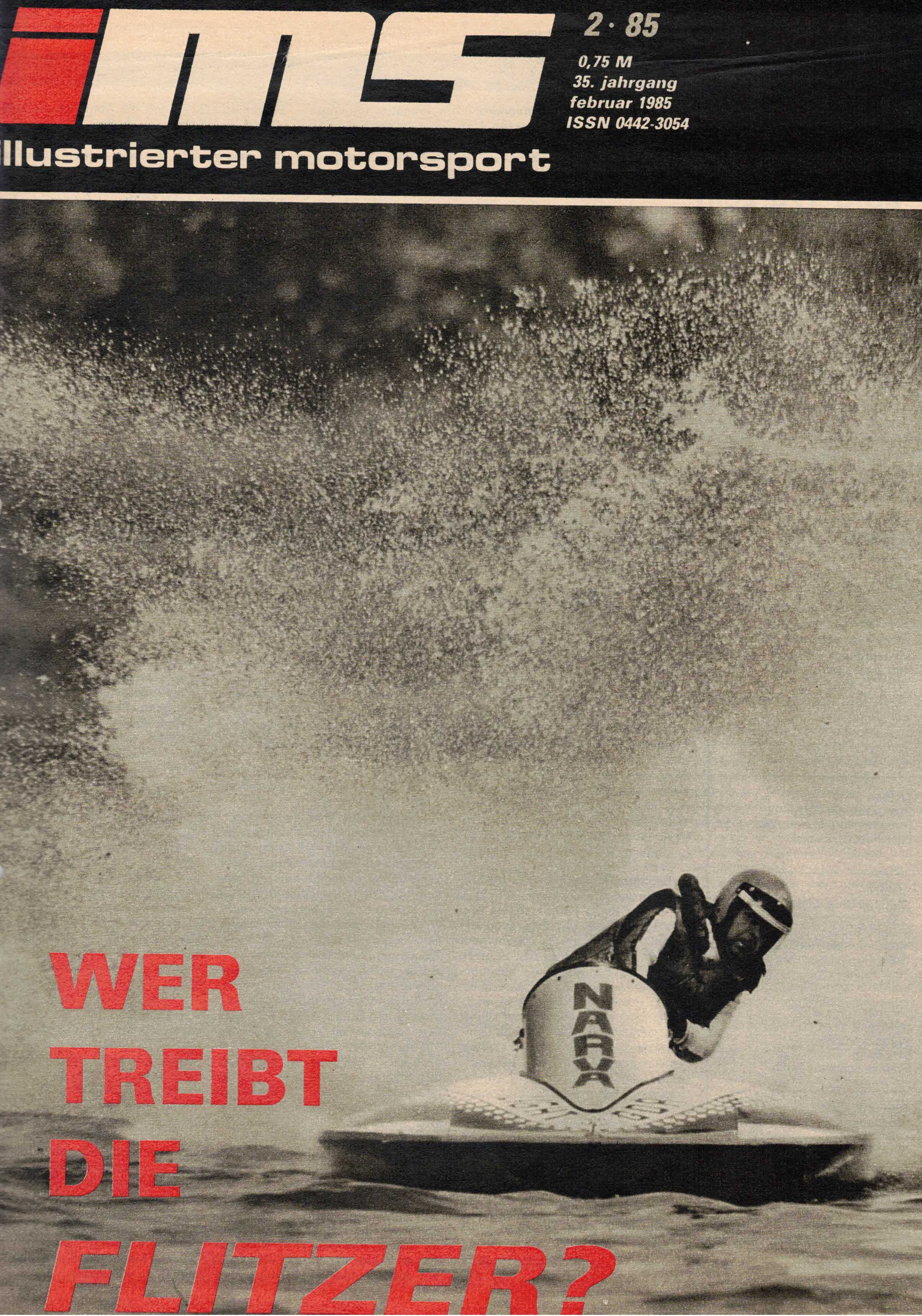 ADMV der DDR (Hrsg.):  Illustrierter Motorsport Heft 2/85. Wer treibt die Flitzer? 