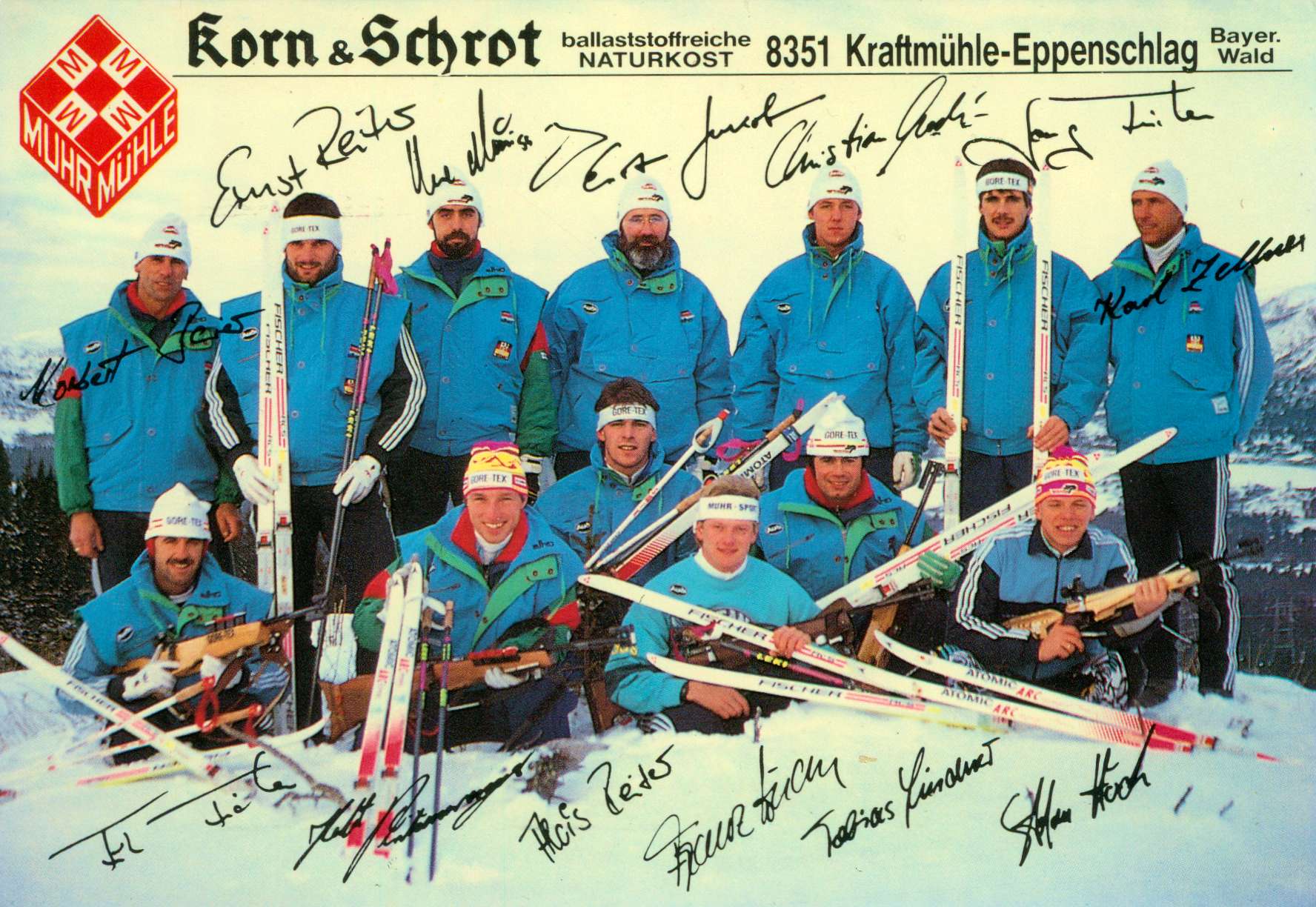   AK Deutsche Biathlon-Nationalmannschaft 1989 