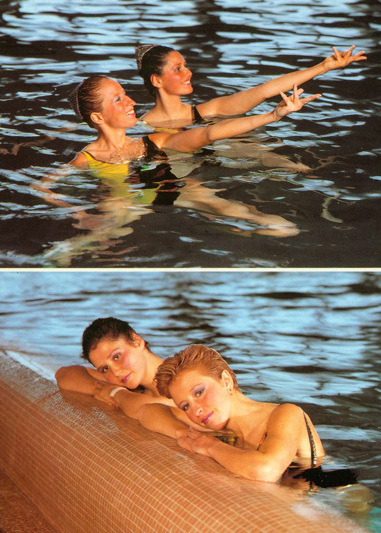   AK Karin Singer und Edith Boss (Synchronschwimmen) 