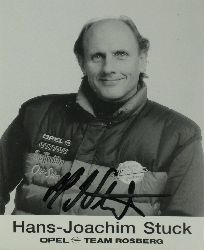   AK Hans-Joachim Stuck (Automobilrennsport) (Opel Team Rosberg) 