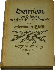 Hesse, Hermann:  Demian. Die Geschichte von Emil Sinclairs Jugend. 