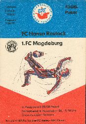   Prg. FC Hansa Rostock - 1. FC Magdeburg 08.11.1986 (Pokalspiel) 