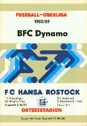   Prg. FC Hansa Rostock - BFC Dynamo 03.12.1988 