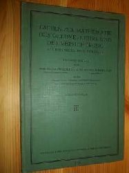 Lorey, W. & Beyrodt, G.:  Tafeln zur Mathematik des Geldverkehrs und der Versicherung. Mit Beispielen und Formeln. 