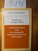 Streussloff, Hans / Friedrich Engels:  Einfhrung in Engels Schrift. Ludwig Feuerbach und der Ausgang der klassischen deutschen Philosophie. (Friedrich Engels) 