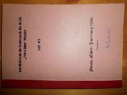 Hanns Helmut Wever:  Praxis, Lehre, Forschung 1986. Nachdruck. (= Schriftenreihe der Hochschule fr Musik "Franz Liszt" Weimar. Heft 4/1 u. 4/2) (2 Hefte) 