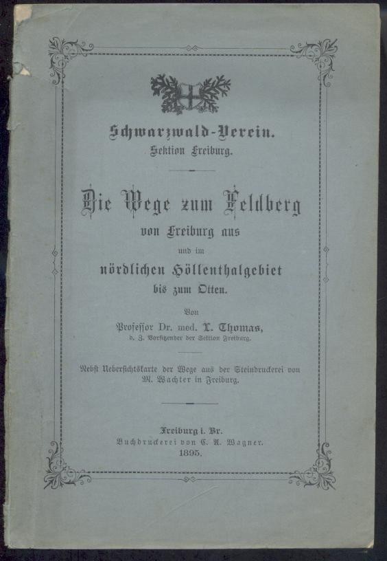 Luckscheiter, Karl  Schwarzwaldsorgen! Sieben Aufsätze über bauliche und andere Verhältnisse im Schwarzwaldgebiet. 