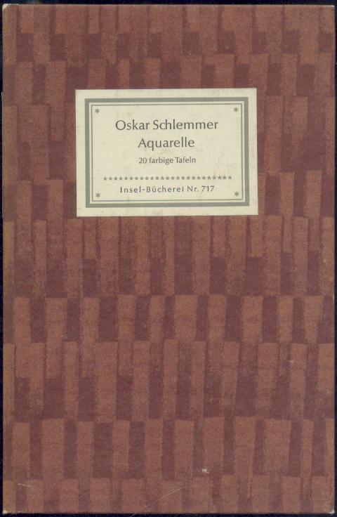 Schlemmer, Oskar  Aquarelle. Geleitwort von Will Grohmann. 