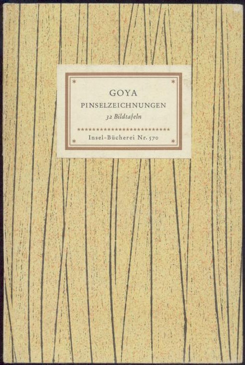 Goya, Francisco  Pinselzeichnungen. Geleitwort von Robert Th. Stoll. 