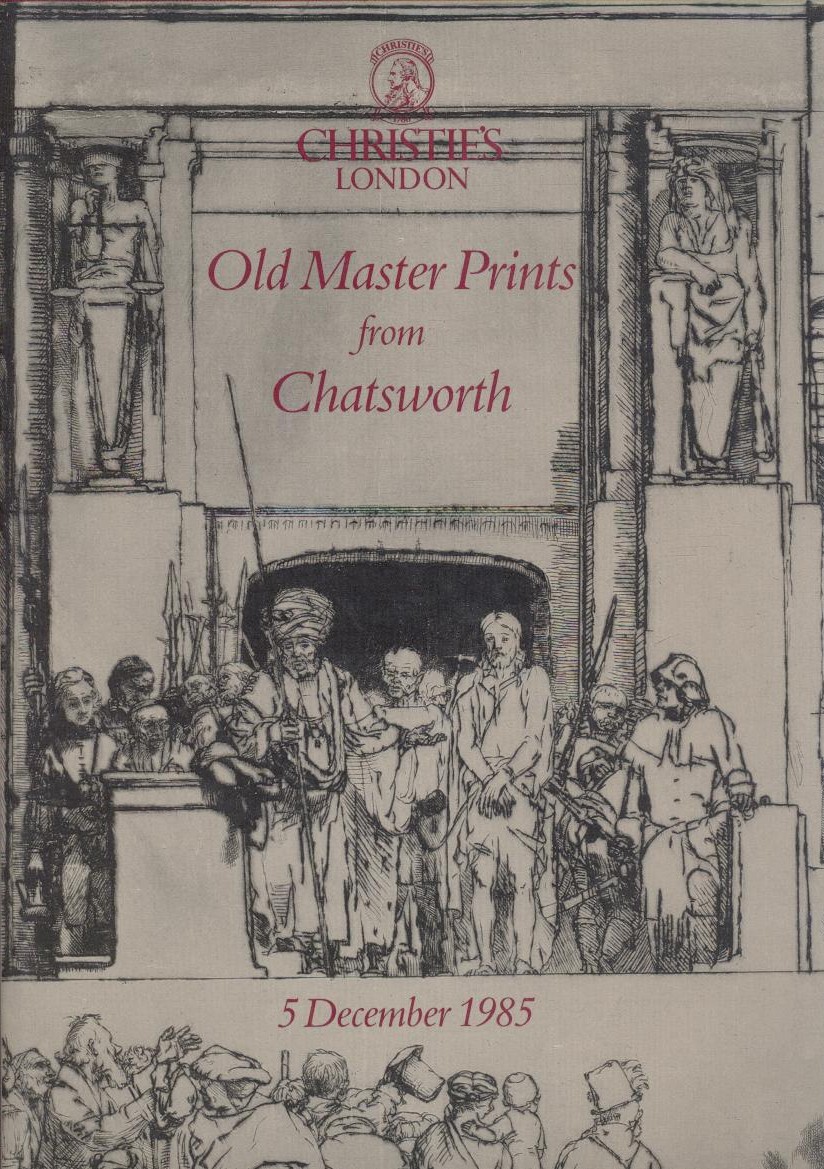 Christie's  Old Master Prints from Chatsworth. Auktionskatalog. 