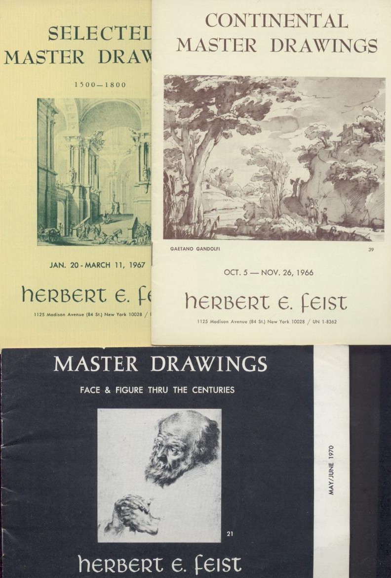 Feist, Herbert E. (Ed.)  7 Ausstellungskataloge / Catalogues. 