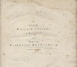 Schellig, Karl Friedrich u. Johann Benjamin Markendorf  Forst-Fragen als Entwicklungen und Beytrge zur Abtheilung der Gehlze in jhrliche Gehaue. Gemeinschaftlich bearbeitet. 