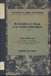 Schhle, Otto  Zur Geschichte der badischen Forsteinrichtung. Die Entwicklung der Planung in der badischen Forsteinrichtung (1730-Gegenwart). Dissertation. 