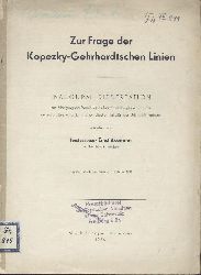 Assmann, Ernst  Zur Frage der Kopezky-Gehrhardtschen Linien. Dissertation. 