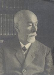 Kluge, Friedrich  Portrt des Germanisten und Sprachwissenschaftlers Friedrich Kluge. Fotografie, aufgenommen ca. 1925. 