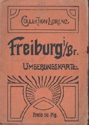 Collection Lorenz  Collektion Lorenz. Karte der Amtsbezirke Freiburg und Staufen im Breisgau fr den Schulgebrauch. Mastab 1:112500. 