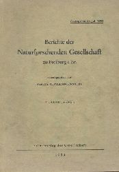 Oken - Pfannenstiel, Max (Hrsg.)  Berichte der Naturforschenden Gesellschaft zu Freiburg i. Br. Hrsg. v. M. Pfannenstiel. 41. Band, Heft 1: Oken-Heft. 