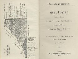 Fraas, Eberhard  Geologie in kurzem Auszug fr Schulen und zur Selbstbelehrung zusammengestellt. 3. verbesserte Auflage. 2. Abdruck. 