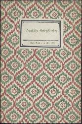 (Hnich, Fritz Adolf)  Deutsche Kriegslieder. 