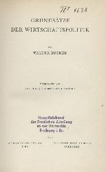 Eucken, Walter  Grundstze der Wirtschaftspolitik. Hrsg. von Edith Eucken u. K. Paul Hensel. 