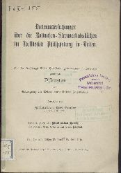 Ganter, Karl  Bodenuntersuchungen ber die Rotbuchen-Streuversuchsflchen im Forstbezirk Philippsburg in Baden. Dissertation. 