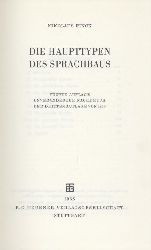 Finck, Nikolaus  Die Haupttypen des Sprachbaus. 5. Auflage. Unvernderter Nachdruck der dritten Auflage von 1936. 