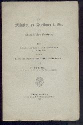 Stutz, Ulrich  Das Mnster zu Freiburg i. Br. im Lichte rechtsgeschichtlicher Betrachtung. Rede, gehalten am 24.9.1901 im Kornhaussaal zu Freiburg vor der Hauptversammlung der Deutschen Geschichts- und Altertumsvereine. 