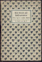   Von Gottes- und Liebfrauenminne. Lieder aus der deutschen Mystik. Ins Neuhochdeutsche bertragen von H. A. Grimm. 