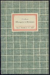 Pindar  Olympische Hymnen. bersetzt und erlutert von Franz Dornseiff. 