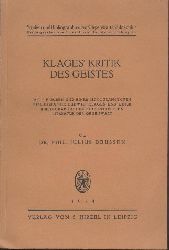 Deussen, Julius  Klages