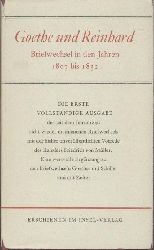 Goethe, Johann Wolfgang v. u. Karl Friedrich Reinhard  Briefwechsel in den Jahren 1807-1832. Mit einer Vorrede des Kanzlers Friedrich von Mller. 