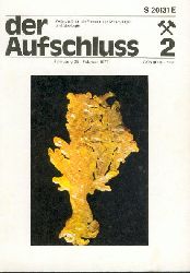   Der Aufschluss. Zeitschrift fr die Freunde der Mineralogie und Geologie. Jg. 28 in 11 Heften. 