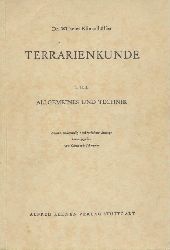 Klingelhffer, Wilhelm  Terrarienkunde. 2. vollstndig neubearbeitete Auflage. Hrsg. v. Christian Scherpner. 4 Bnde. 