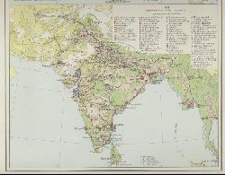 Lehmann, Edgar u. Hildegard Weie  Historisch-Geographisches Kartenwerk Indien: Entwicklung seiner Wirtschaft und Kultur. 
