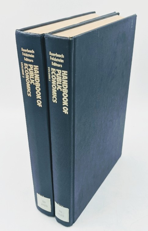 Auerbach, Alan J. and Martin Feldstein (Edts.):  Handbook of Public Economics. Vol. I+II. [2 Vols.]. (=Handbook in Economics; Vol 4/I+II). 