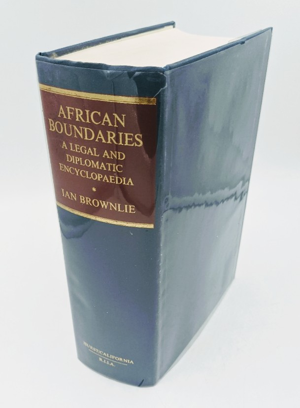 Brownlie, Ian:  African Boundaries: A Legal and Diplomatic Encyclopaedia. 