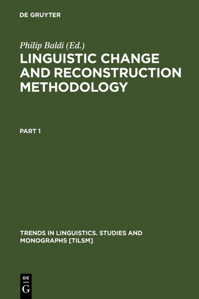 Baldi, Philip (Ed.):  Linguistic change and reconstruction methodology. [Workshop on Linguistic Change and Reconstruction Methodology, July 30 - August 1, 1987]. (=Trends in linguistics / Studies and monographs ; 45). 
